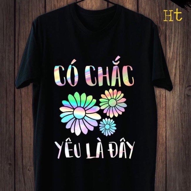 [ Đủ size] Áo phản quang Có Chắc Yêu Là Đây in sắc nét chất cotton dày mịn form UNISEX _MYMY UNISEX