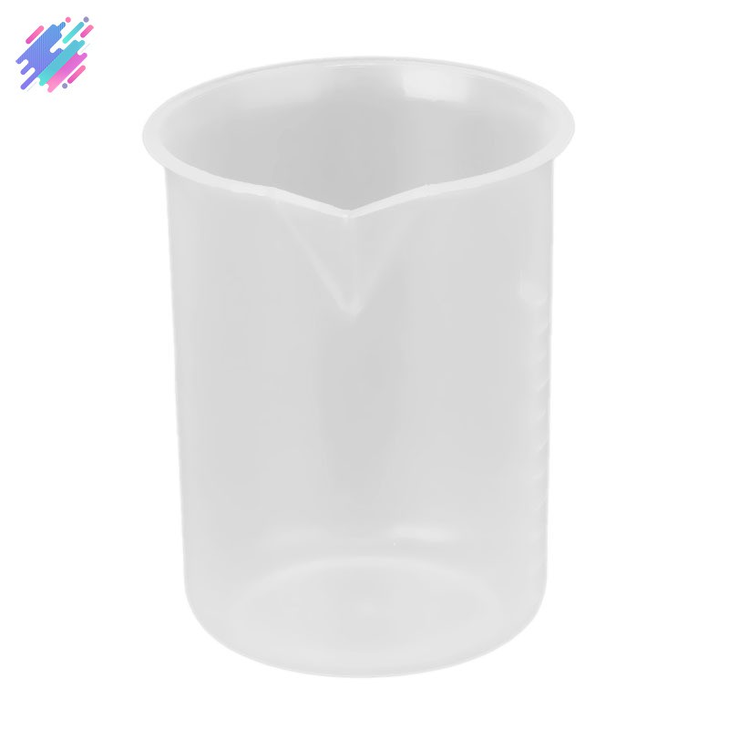 Cốc đo lường 50ml chất liệu nhựa bền bỉ tiện dụng dùng cho trường học/phòng thí nghiệm