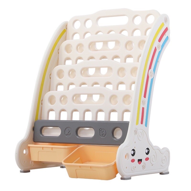 Giá sách, giá đựng đồ chơi hình cầu vồng