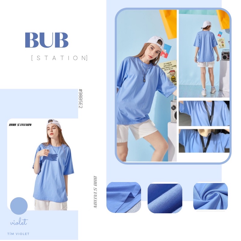 ÁO THUN MỸ COTTON 100% / XANH XANH DƯƠNG / 5H1T