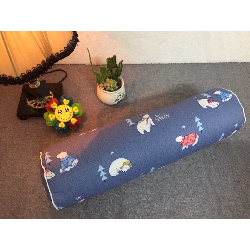 Gối  ôm trẻ em  cotton 100% kt 25x50 dành cho các bé