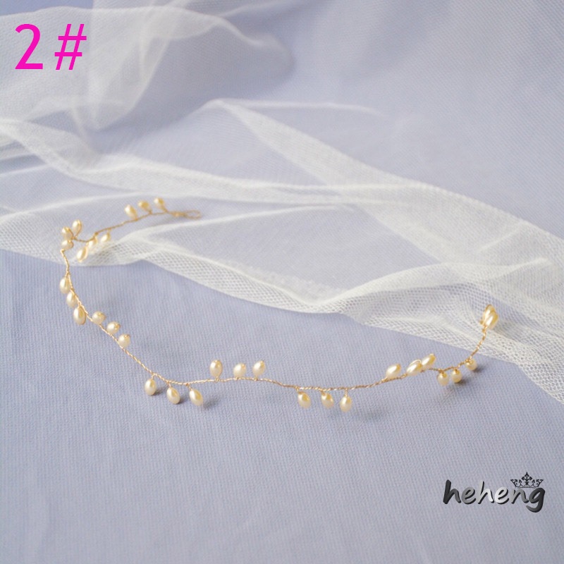 Dây Cài Tóc Đính Ngọc Trai Nhân Tạo Kiểu Dáng Lãng Mạn