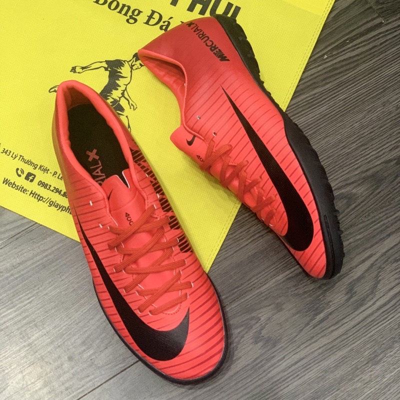 Giày BĐ N I K E MercurialX Victory VI TF Đỏ vạch đen