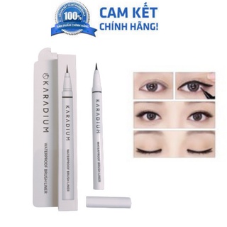 Kẻ Mắt chống nước lâu trôi Karadium Waterproof Brush Liner Black hàn quốc 0,55gr