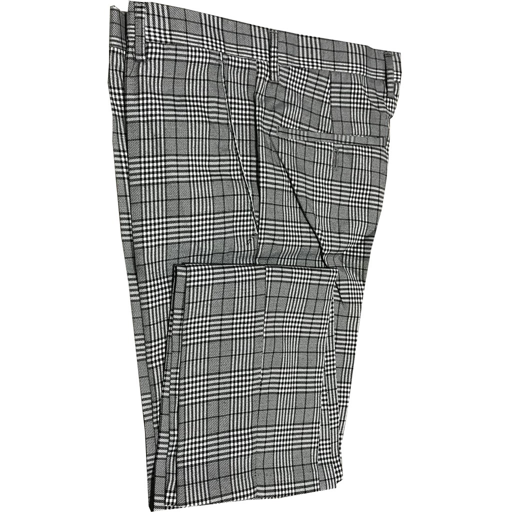 Quần tây nam kẻ sọc caro phong cách trẻ trung | BigBuy360 - bigbuy360.vn