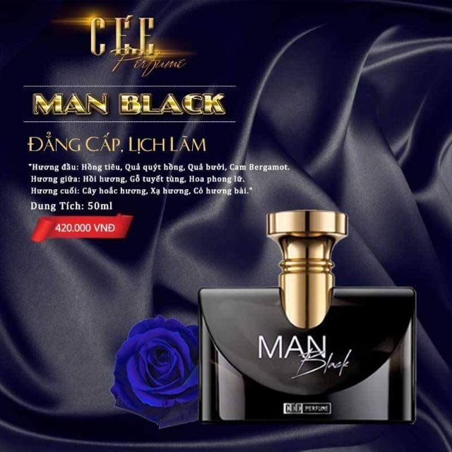 NƯỚC HOA CHO NAM – MAN BLACK