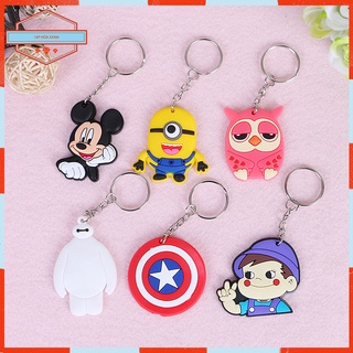 Móc Khóa Xe Máy Cao Su Non Hình Thú Dễ Thương Mini