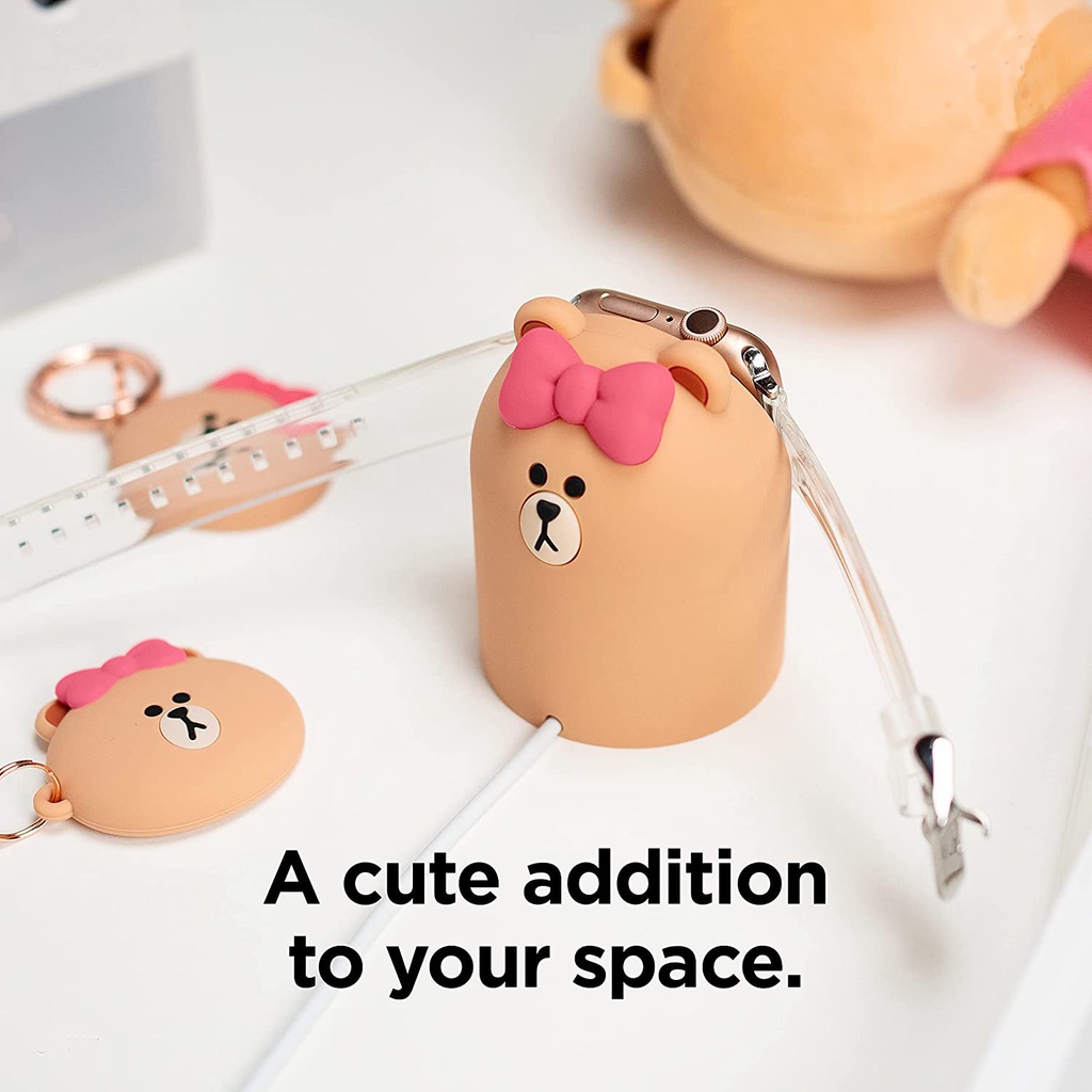 Cute little yellow duck cartoon watch stand for Apple Watch7654321SE series watch using watch charging stand