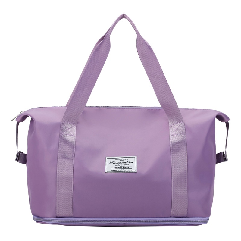 Ielgy Túi Xách Du Lịch Sức Chứa Lớn Có Bánh Xe Kéo Ngắn Cho Nữ