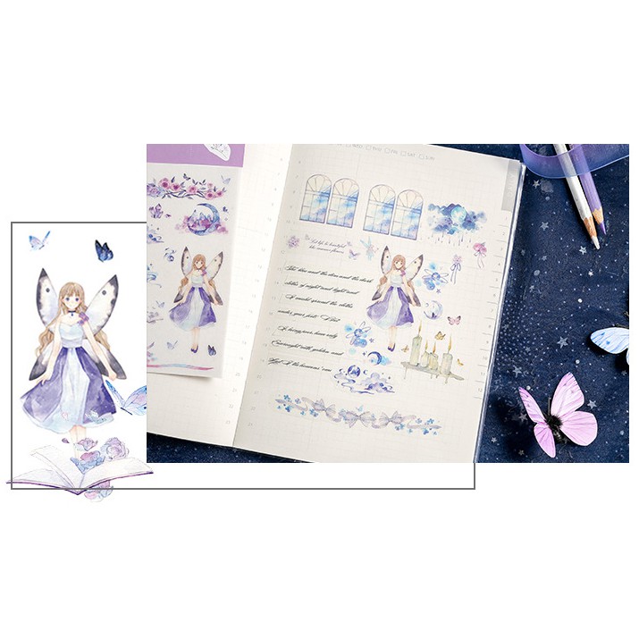 Sticker Stick me Cánh bướm Cổ tích