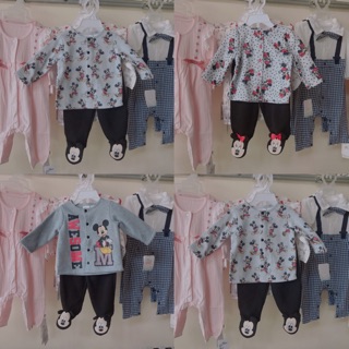 Set áo khoác + quần liền vớ disney xuất mickey cho bé
