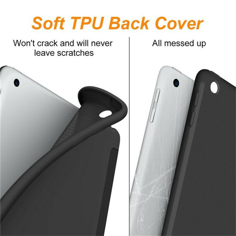 Bao da silicone dẻo - Smart cover dành cho iPad 10.2 Inch tự động tắt mở màn hình