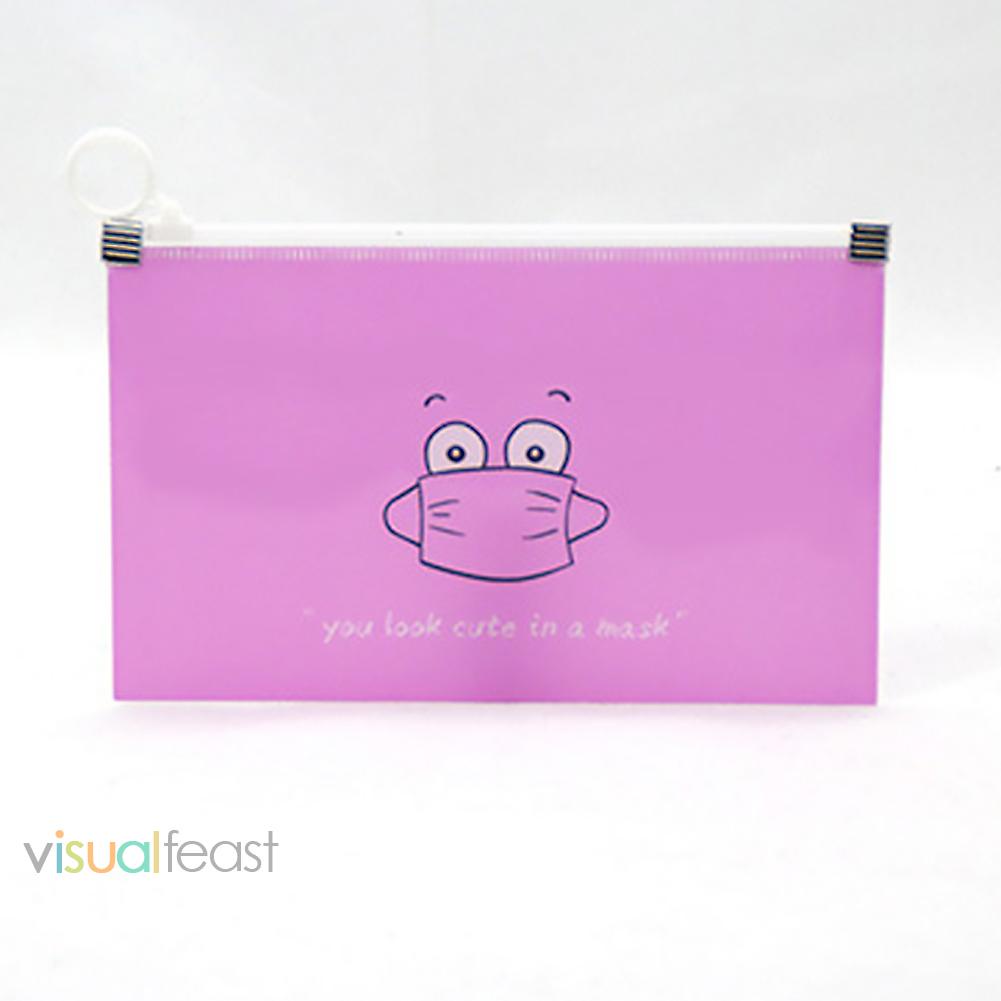 Set 8 túi đựng khẩu trang chống bụi không ô nhiễm có khóa kéo
 | BigBuy360 - bigbuy360.vn