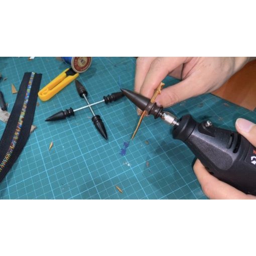 Thân máy đánh cạnh da cầm tay - dụng cụ làm đồ da handmade