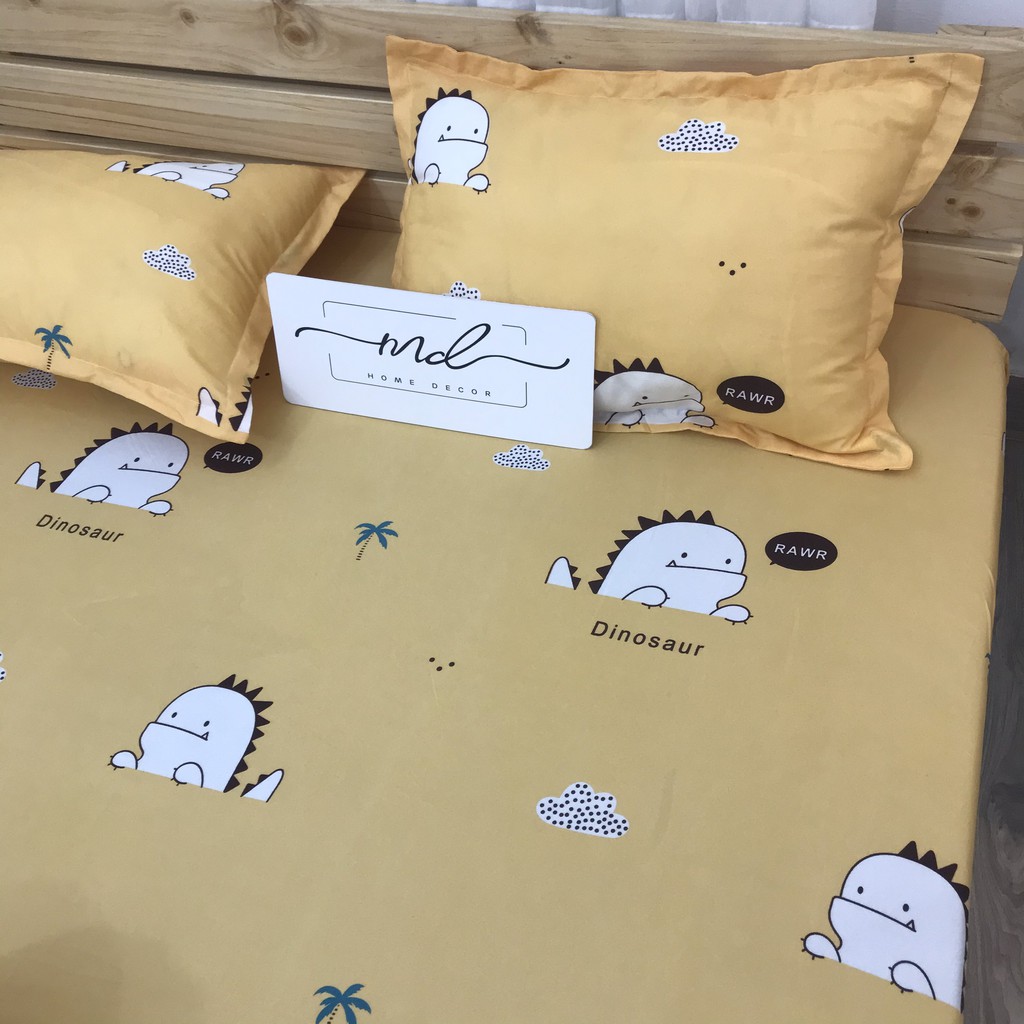 Bộ ga gối, Cotton Poly nhiều màu sắc MD.Decor - Chăn ga gối miễn phí may bo chun M4,M6,M8 Chưa Có Đánh Giá