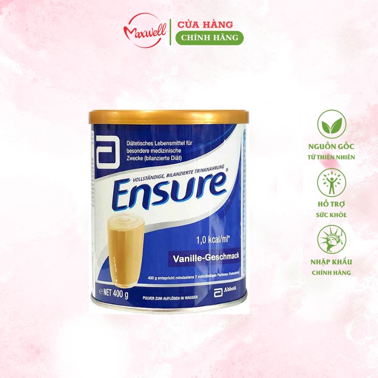 Sữa Ensure Đức Powder Vanille Geschmask 400g Maxwell