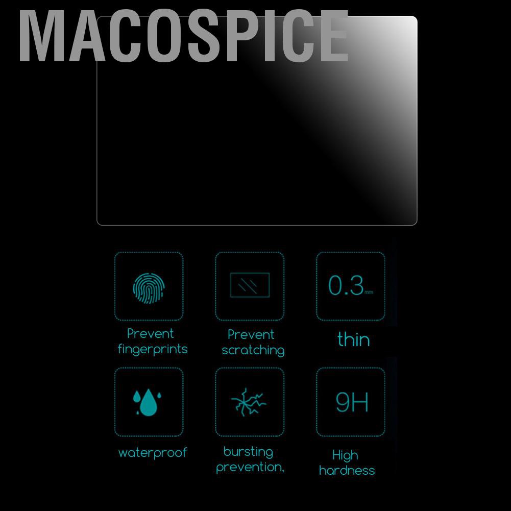 Macospice 1 Pcs Tempered Kaca Pelindung Skrin Filem untuk Canon 650D/700D/70D/G16 Kamera