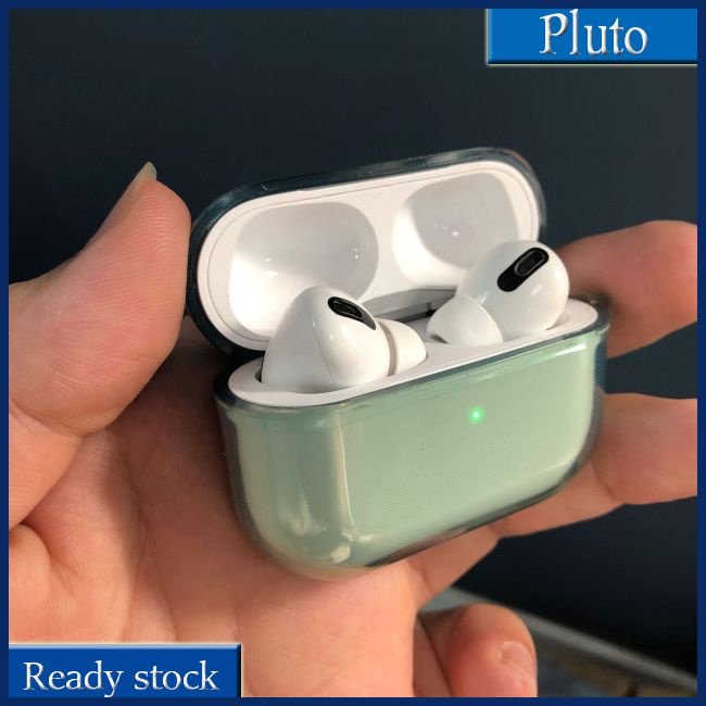 Vỏ Bảo Vệ Hộp Sạc Tai Nghe AirPods Pro 3 Trong Suốt Chống Sốc Kèm Móc Khóa Tiện Dụng