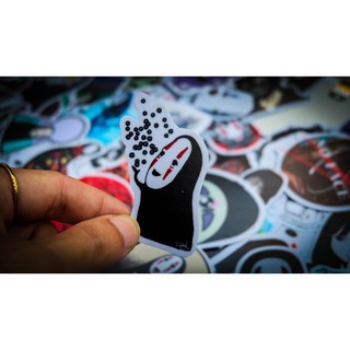 Combo 25 - 100 sticker chủ đề Vô Diện (Kaonashi)