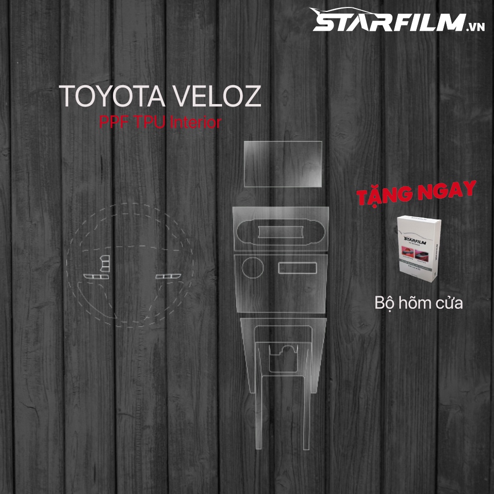 Toyota Veloz 2022 PPF TPU nội thất chống xước tự hồi phục STARFILM