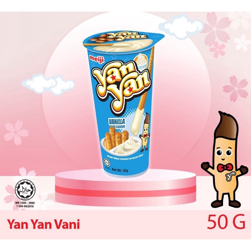 Bánh Que Chấm Kem Yan Yan Meiji 50g
