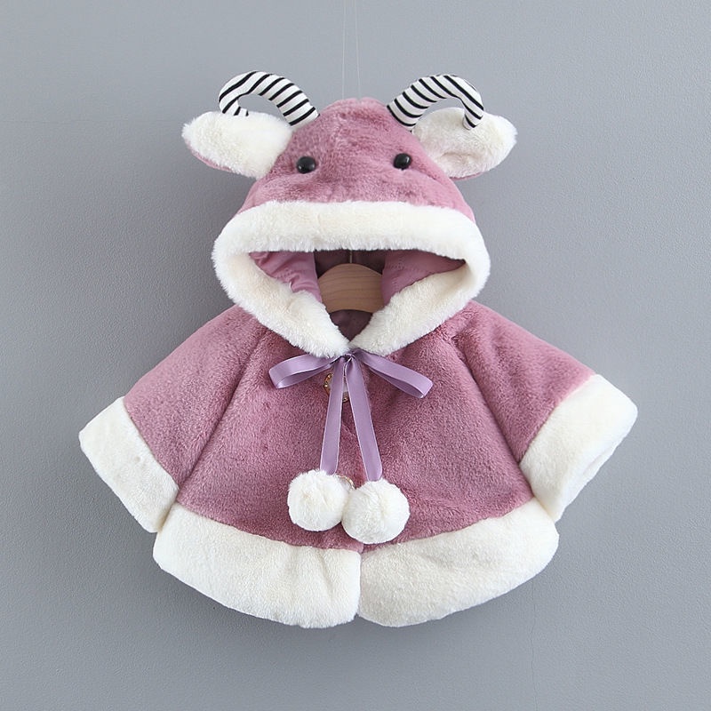 Áo choàng nhung chống gió thời trang thu đông cho bé từ 1 tuổi 2 tuổi
 | BigBuy360 - bigbuy360.vn