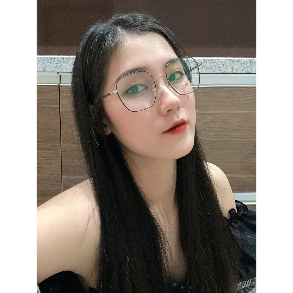 Gọng kính titanium 5201316 thời trang cao cấp nam nữ siêu nhẹ siêu bền OURESS