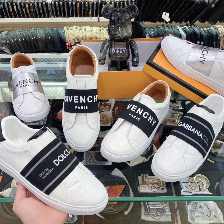 Giày Slipon Dolce Gabbana tag vải ngang fullbox