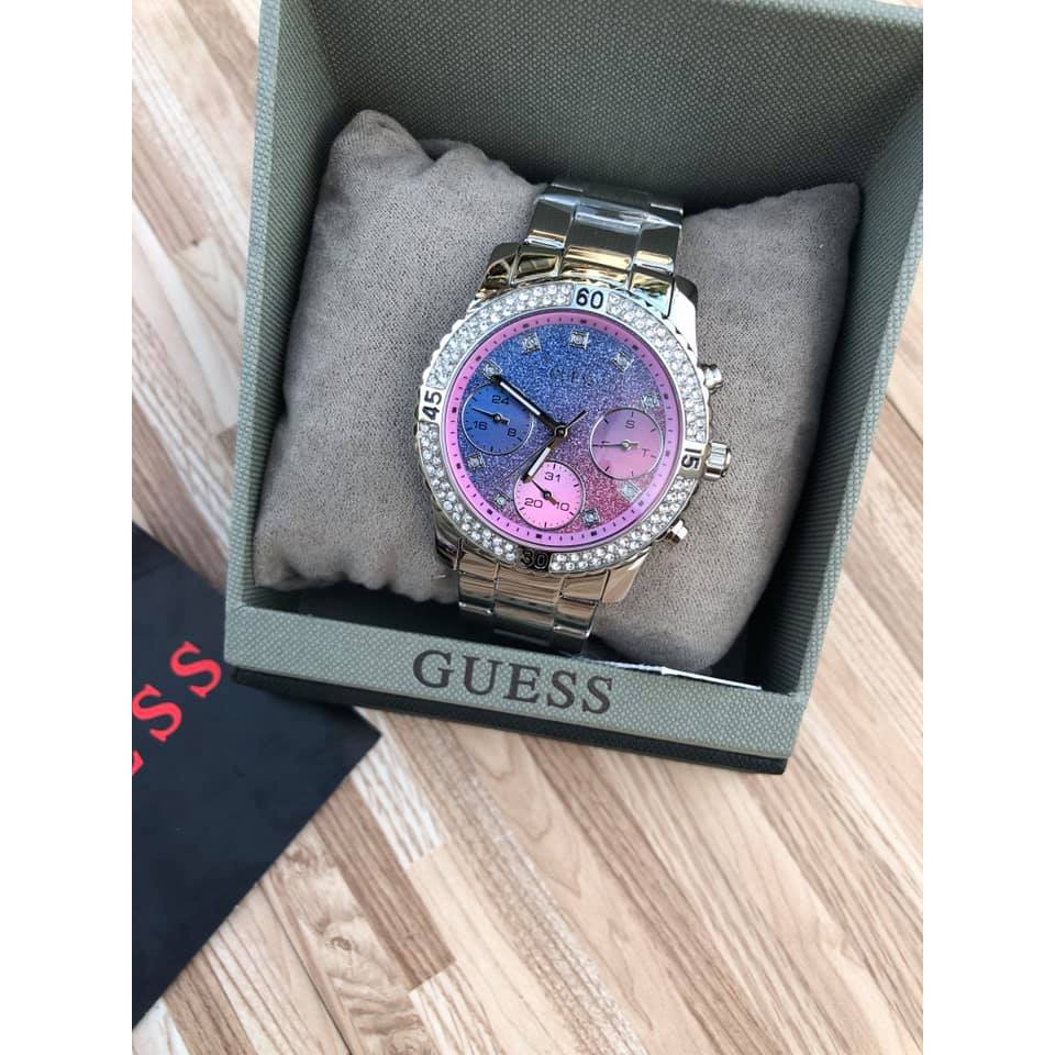 Đồng Hồ Nữ Guess Analog Pink W0774L1