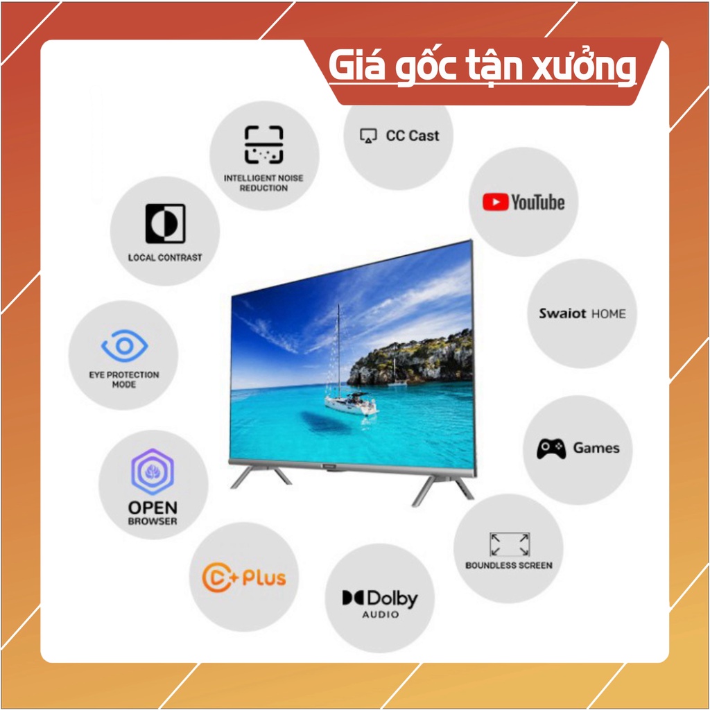 Sale 50% Smart TV HD Coocaa 32 Inch Wifi - Model 32S3U ( Hàng Nguyên Seal )