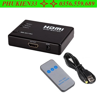 Bộ gộp hdmi 3 vào 1 ra - gộp hdmi 3 ra 1