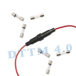 Bộ ống nối cầu chì 5x20 và cầu chì 250V 5A và 10A