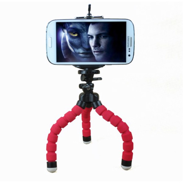 Tripod Bạch Tuộc 3 Chân Để Điện Thoại Để Bàn, Cầm Tay, Tặng Kèm Kẹp Điện Thoại - VS