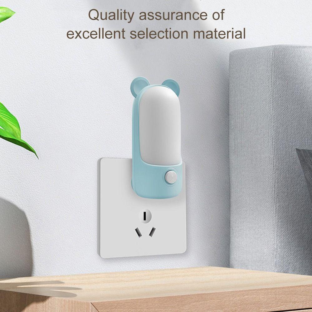 Đèn LED Mini Cảm Biến Ánh Sáng Ban Đêm Gắn Tường Dễ Thương