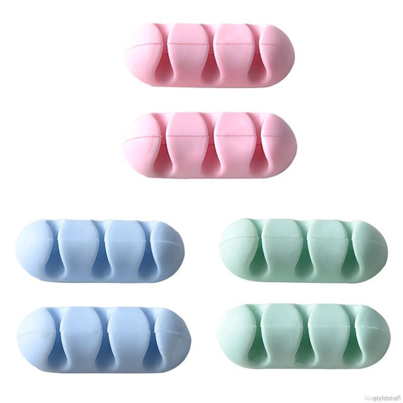 Set 2 dụng cụ giữ dây cáp gọn gàng tùy chọn màu sắc