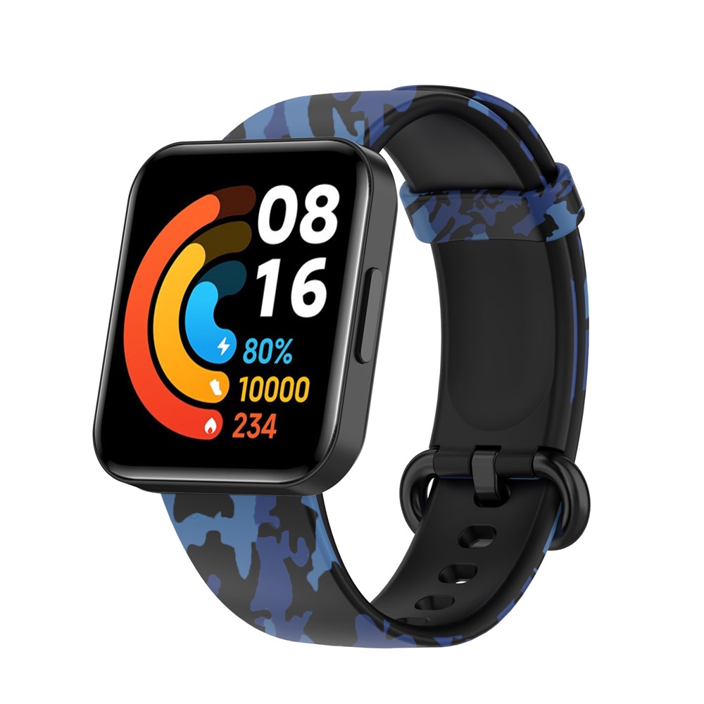 Dây Đeo Silicon Họa Tiết Rằn Ri Cho Đồng Hồ Thông Minh Xiaomi Redmi Watch 2 lite Redmi Watch 2 / Horloge 2