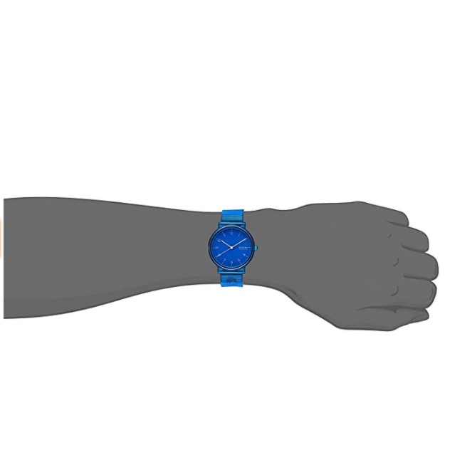 Đồng hồ (Quartz) thương hiệu Skagen mã Aaren dây silicon phong cách tối giản mặt 41mm dây 20mm, dành cho nam/nữ