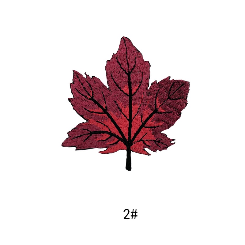 Miếng Dán Ủi Quần Áo Hình Lá Phong 8 * 7CM