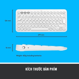 Bàn Phím Bluetooth Logitech K380 - Hàng Chính Hãng