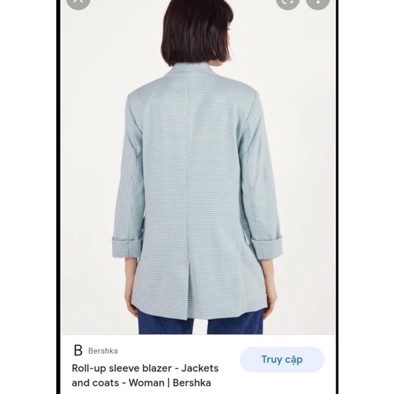 Áo blazer dạ dệt BSK chính hãng