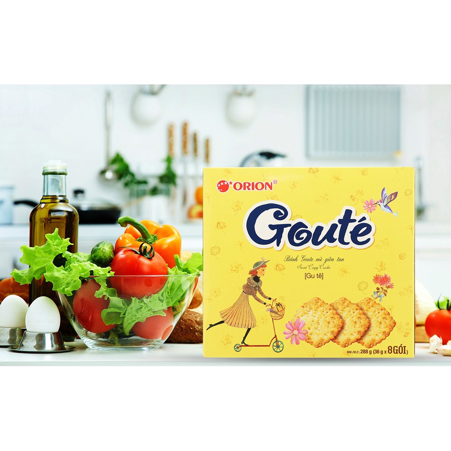 Bánh Goute 288G (Hộp 8 Gói x 36G)