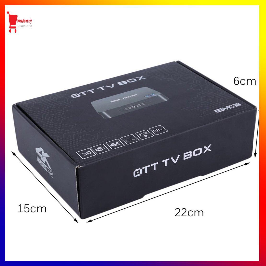 Bộ Tv Box Em95x Thông Minh Lõi Tứ H265 Wifi 3g 3d Cho Android 6.0 (0331)