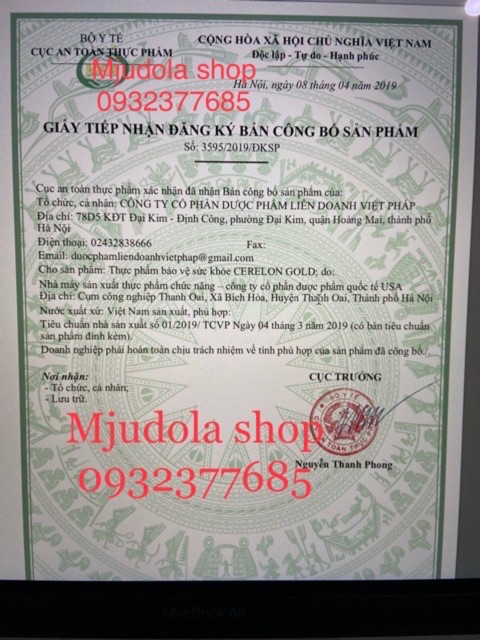 Viên bổ não Cerelon Gold trắng (hộp 100 viên)