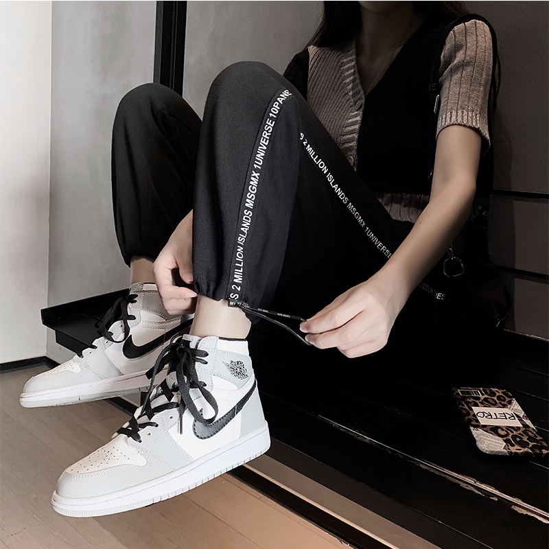 NRVP Quần Thể Thao Ống Rộng Phong Cách Thời Trang Hàn Quốc Dành Cho Nam Và Nữ