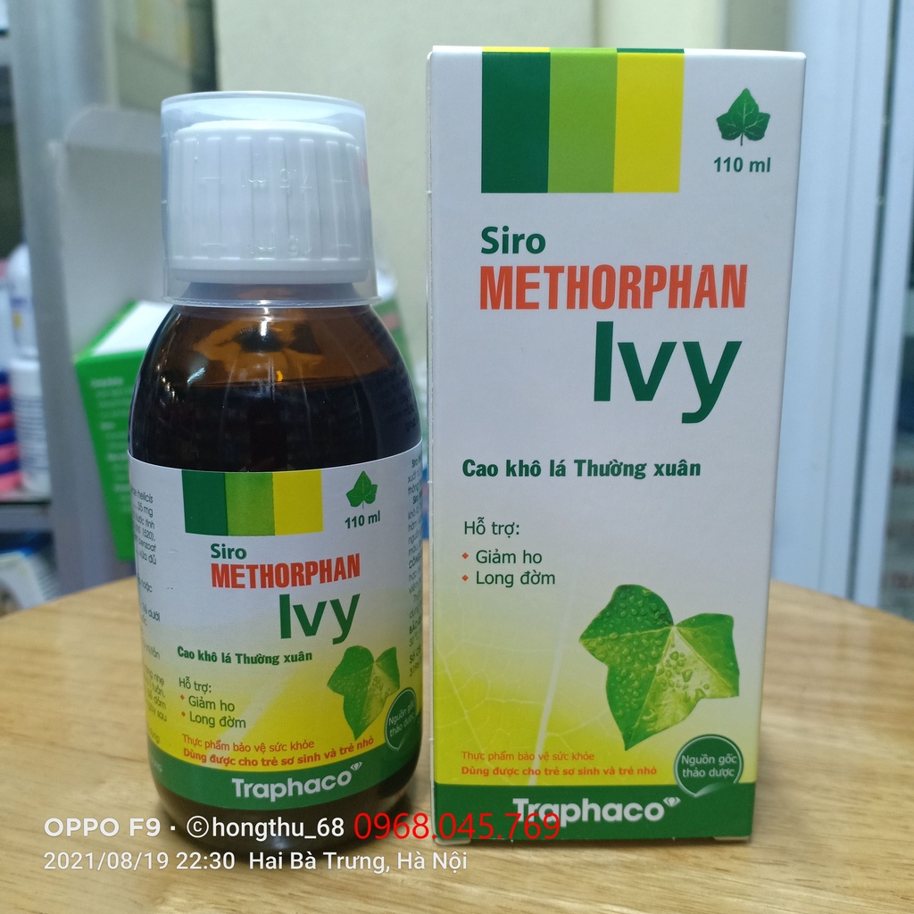 Siro ho METHORPHAN Traphaco chai 100ml