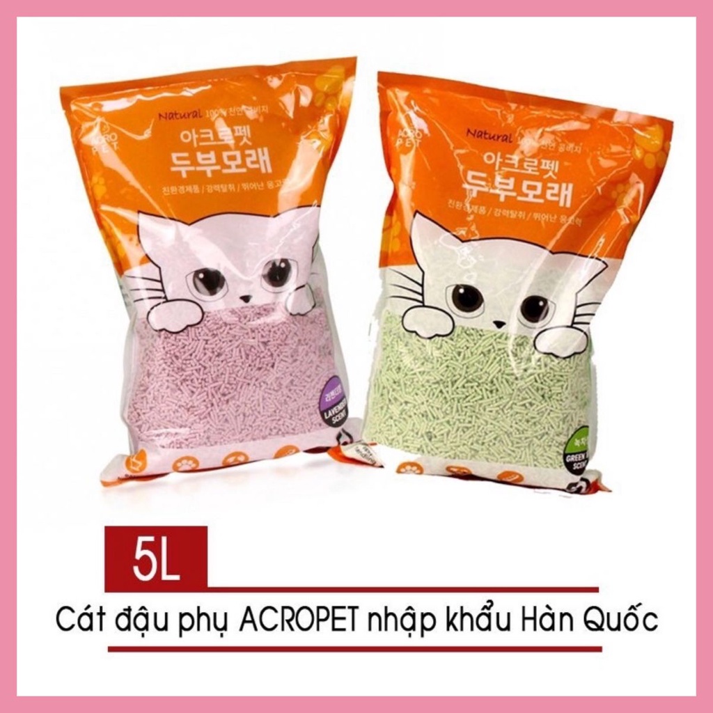 Cát Đậu Nành Tofu Pura (Cát xả bồn cầu) - Cát Vệ Sinh Cho Mèo Mùi Trà Xanh/ Lavender