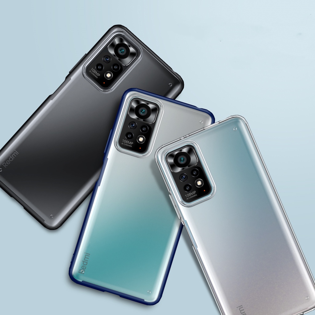 Ốp Điện Thoại Nhám Trong Suốt Chống Rơi Cho Xiaomi mi 12T 11T 10 10s 11s POCO F3 X3 X4 GT Redmi note 11 12