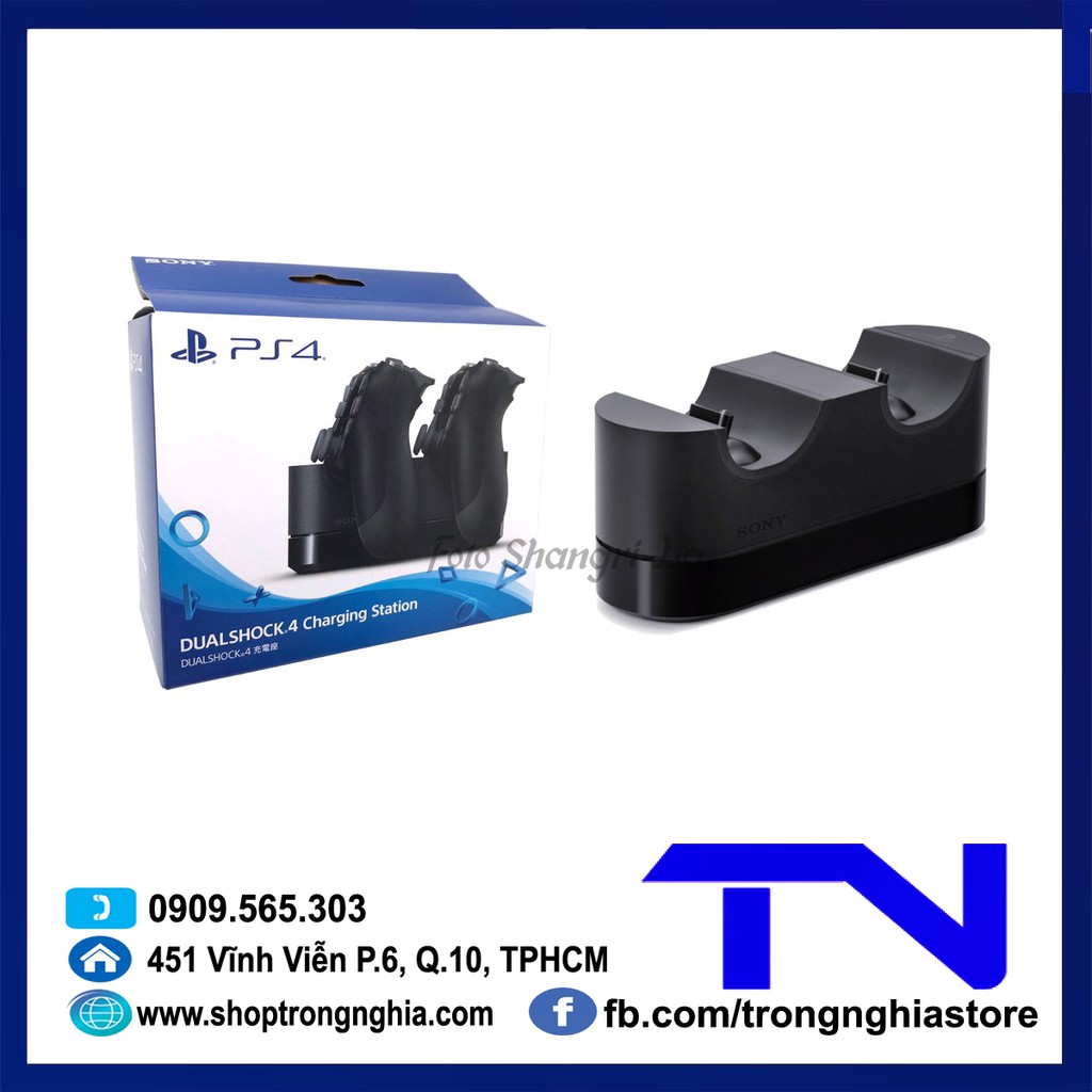 [Mã ELHAMS5 giảm 6% đơn 300K] Đế Sạc Tay Cầm PS4 - Hàng Chính Hãng Sony