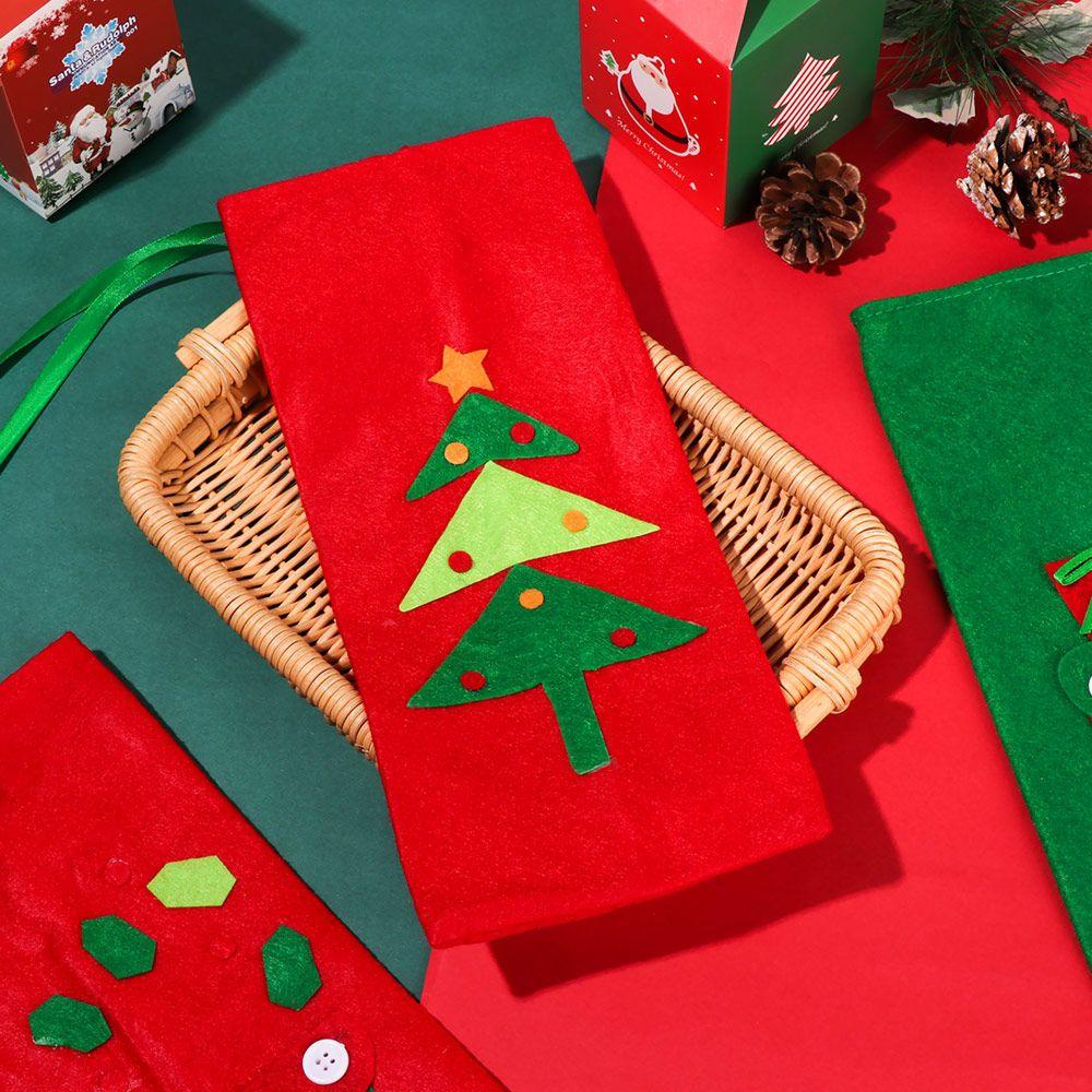 Miếng Dán Trang Trí Chai Lọ Phong Cách Giáng Sinh Độc Đáo