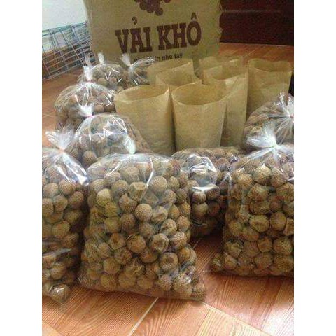 VẢI SẤY KHÔ BẮC GIANG LOẠI NGON túi 500gr
